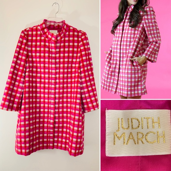 Judith March Jackets & Blazers - Judith March plaid coat. Size M